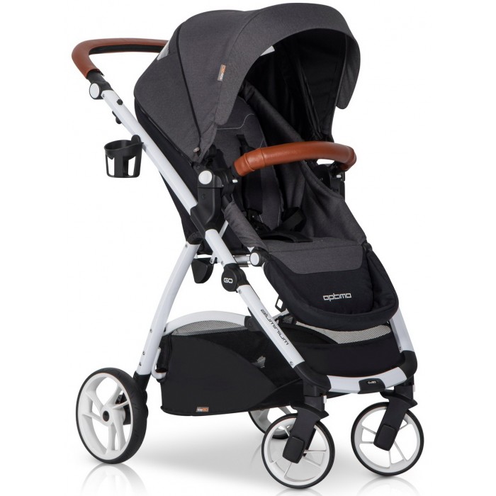 Детская прогулочная коляска EasyGo Optimo - anthracite